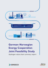 Gemeinsame Machbarkeitsstudie „Wasserstoff-Wertschöpfungskette von Norwegen nach Deutschland“