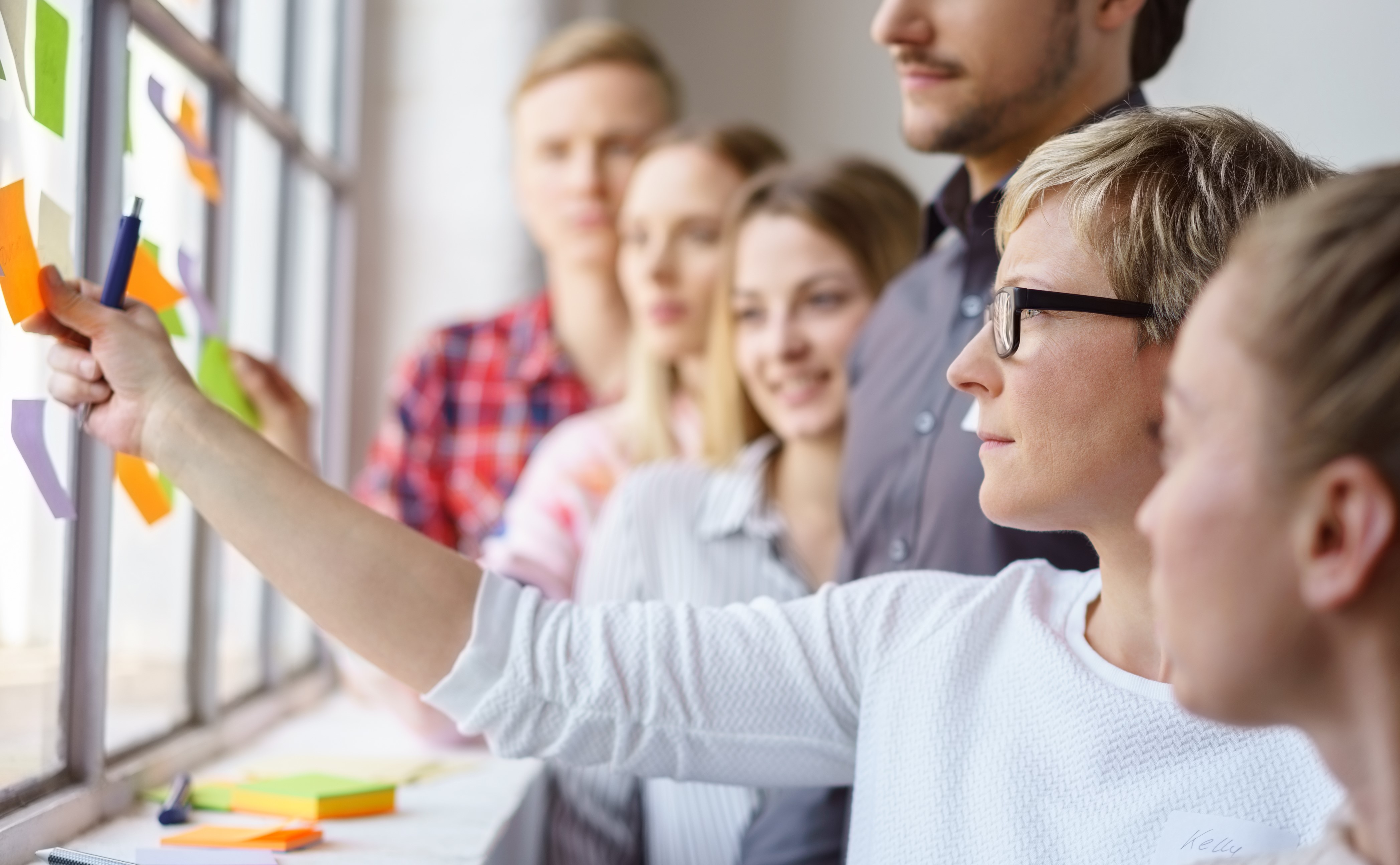 Team bei einem Workshop