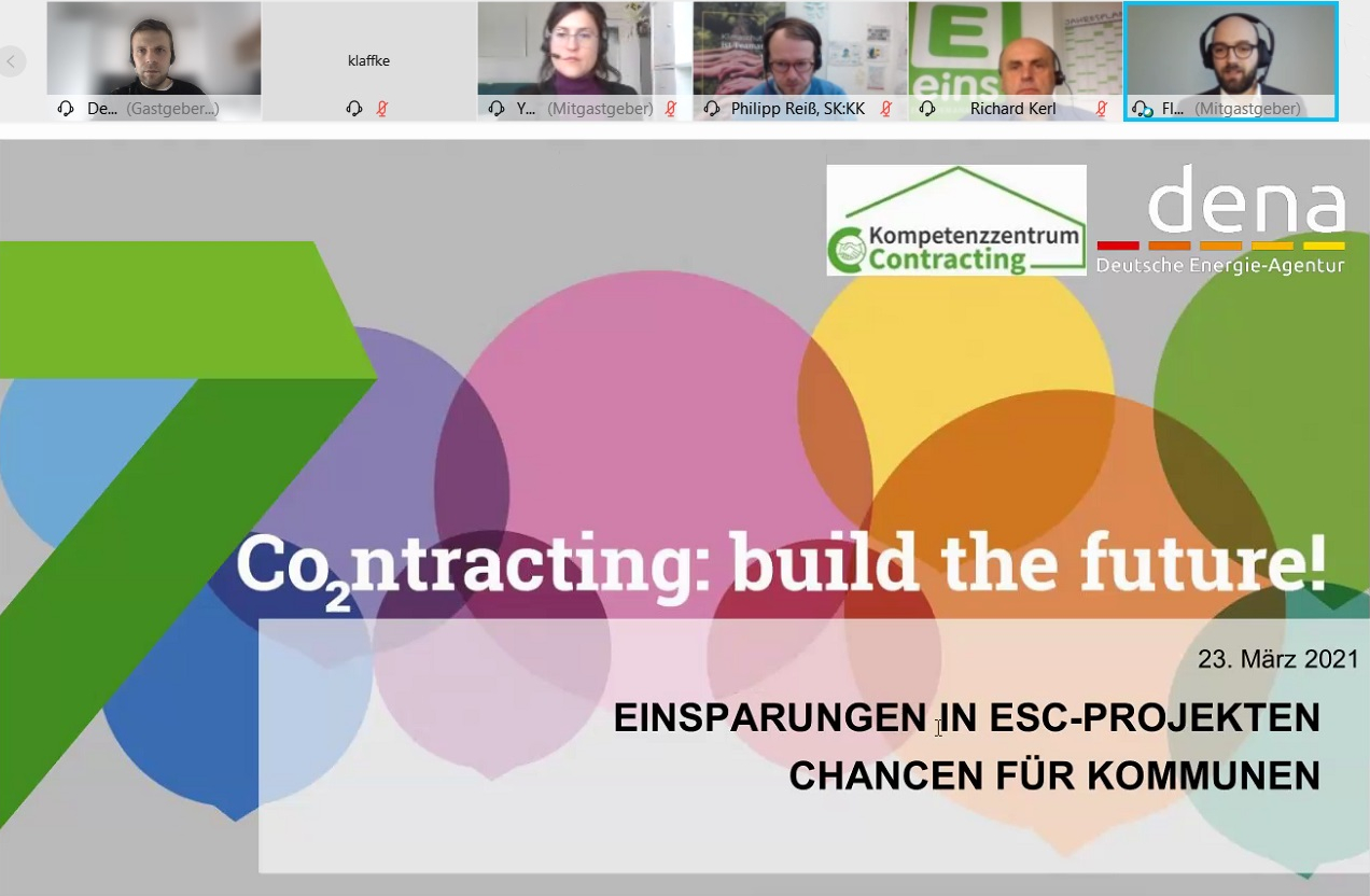 Screenshot einer Onlineveranstaltung