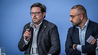 DENA Deutsche Energie-Agentur Buendnis Gebaeudewende 2 Dialogtag am 07.10.2025 in Haus der Bundespressekonferenz / Berlin