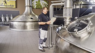Sudhaus der Schwarzbräu GmbH.         
