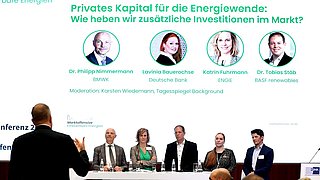 Panel: Privates Kapital für die Energiewende: Wie heben wir zusätzliche Investitionen im Markt?  