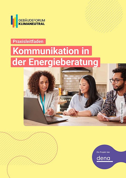 Titelbild Praxisleitfaden Kommunikation in der Energieberatung