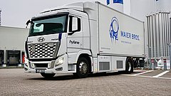 Ein Brennstoffzellen-LKW des nominierten Unternehmens.