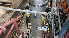 Abhitze-Verdampfer wird an die Anlage HCl-Verbrennung zur Abwärmenutzung angeschlossen