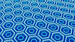 Neon Hexagons Muster Hintergrund