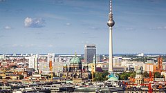 Ansicht von Berlin mit Fernsehturm