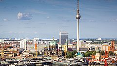 Ansicht von Berlin mit Fernsehturm