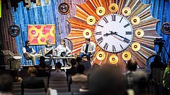 Die Bühne des SET Tech Festival 2024 mit verschiedenen Speakern