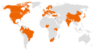 Karte: "Länder der SET100 Liste 2026" – Herkunftsländer der Start-ups: USA, Kanada, Brasilien, Ruanda, Südafrika, Schweden, Vereinigtes Königreich, Deutschland, Frankreich, Spanien, Indien, China.