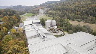 Die Mälzerei von BestMalz in Kreimbach von außen.