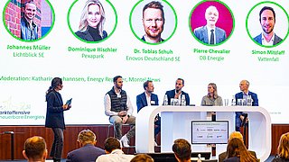Fachsession: "Finanzierung, Flexibilität und Strukturierung – Wie sieht das next level der erneuerbaren Strombelieferung aus?"