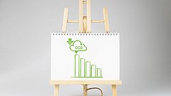 White,Board,Showing,Co2,Gas,,Carbon,Emission,Reduction,Icon,With
