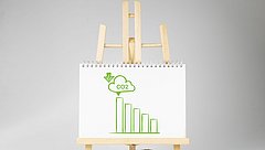 White,Board,Showing,Co2,Gas,,Carbon,Emission,Reduction,Icon,With