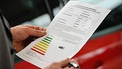 PKW-Label auf Papier