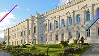 Ansicht des Leopoldina Gebäudes in Halle