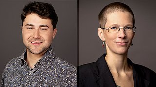 Portraitbild von Shervin Balali und Dr. Jana Bosse