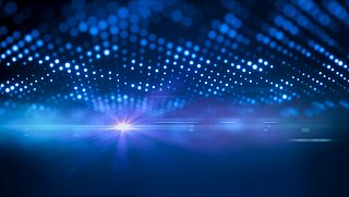 Abstract Technology Virtual Reality Futuristic Dot Background