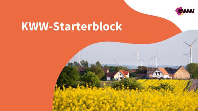 KWW Rapsfeld mit Windrädern im Hintergrund