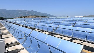 Eine solarthermische Kühlungsanlage
