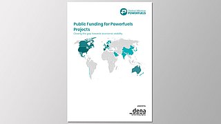 Bild: Public Funding for Powerfuels Projects (Quelle: dena) 