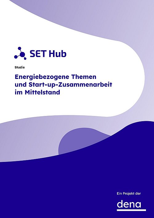 Titelbild Studie Energiebezogene Themen und Start-up-Zusammenarbeit im Mittelstand