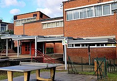 Rotes Backsteingebäude