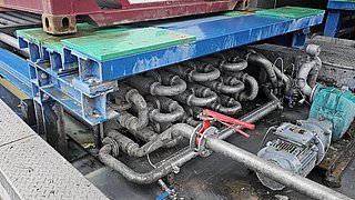 Ein Abwasser-Wärmetauscher.