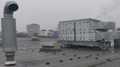 Vergleich der Anlagen zur Wärmerückgewinnung vor und nach dem Umbau.