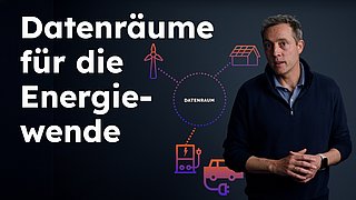 Portraitbild von Philipp Richard mit dem Schriftzug "Datenräume für die Energiewende erklärt"