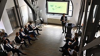 Zertifizierungsworkshop Vortrag Raum von oben