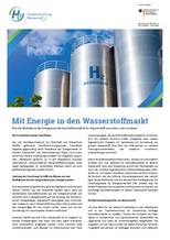 FACTSHEET: Mit Energie in den Wasserstoffmarkt