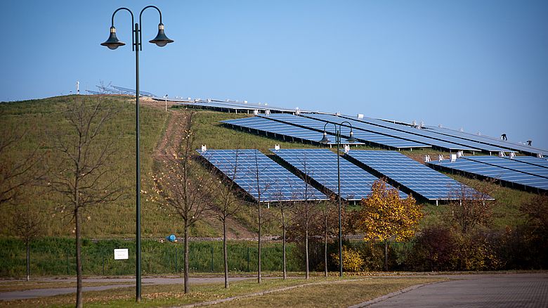 Photovoltaikanlage im Solarpark Magdeburg