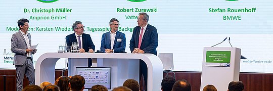 Podiumsdiskussion Amprion, Vattenfall, BMWE