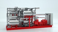 Eine Hochtemperatur-Wärmepumpe
