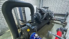 Eine industrielle Großwärmepumpe