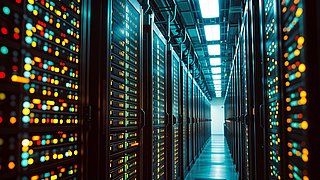 Data,Centers,Filled,With,Rows,And,Rows,Of,Servers,As