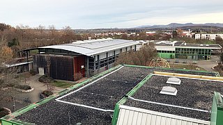 Bildungszentrum Nord in Reutlingen aus der Vogelperspektive