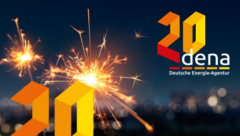 Grafik zum 20-jährigen Bestehen der dena