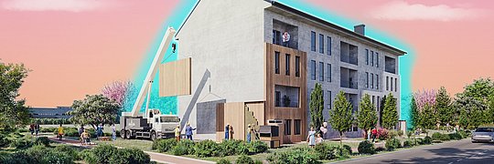 Haus Strassenansicht