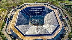 Ein Erdwärmespeicher nach dänischem Vorbild.