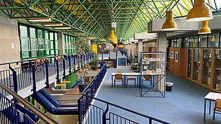 Innenansicht einer der Schulen im Bildungszentrum Nord in Reutlingen
