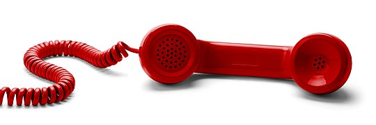 roter Telefonhörer
