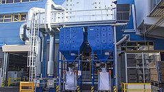 Eine Schweißrauchabsauganlage.