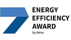 Logo des Energy Efficiency Awards mit Schriftzug