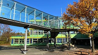 Hofansicht vom Bildungszentrum Nord in Reutlingen