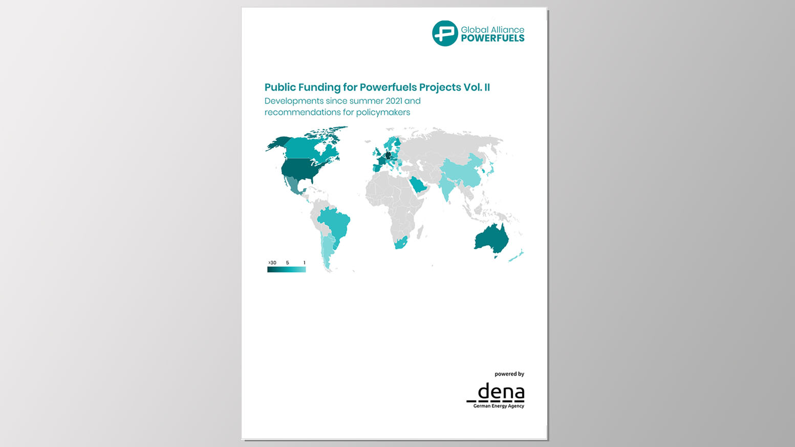 Teaser für GAP-Studie Public Funding for Powerfuels 