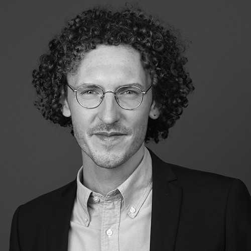 Foto von David Frank in schwarz weiß